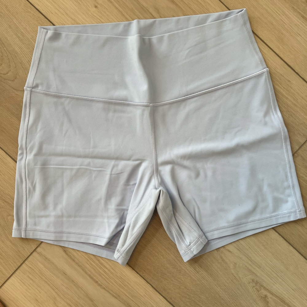 Lululemon align high-rise short 6 inch serene blue